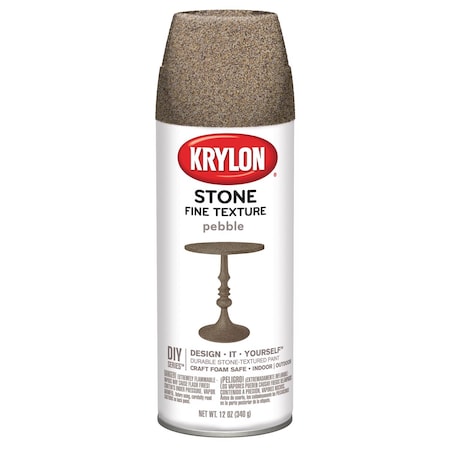 Krylon Fine Stone Texture Pebble Spray Paint 12 oz K03702000